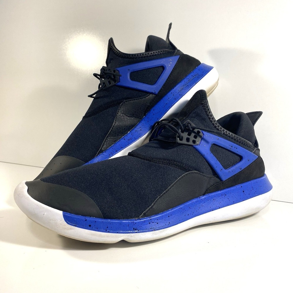Nike Mens Size 10.5 Air Jordan Fly 89 Blue Black White 940267-006 Sneakers